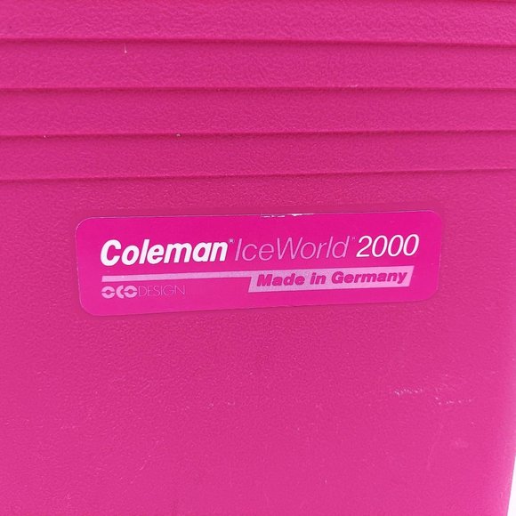 Coleman Ice World 2000 Cooler Vintage Pink Fuchsia - Picture 2 of 14